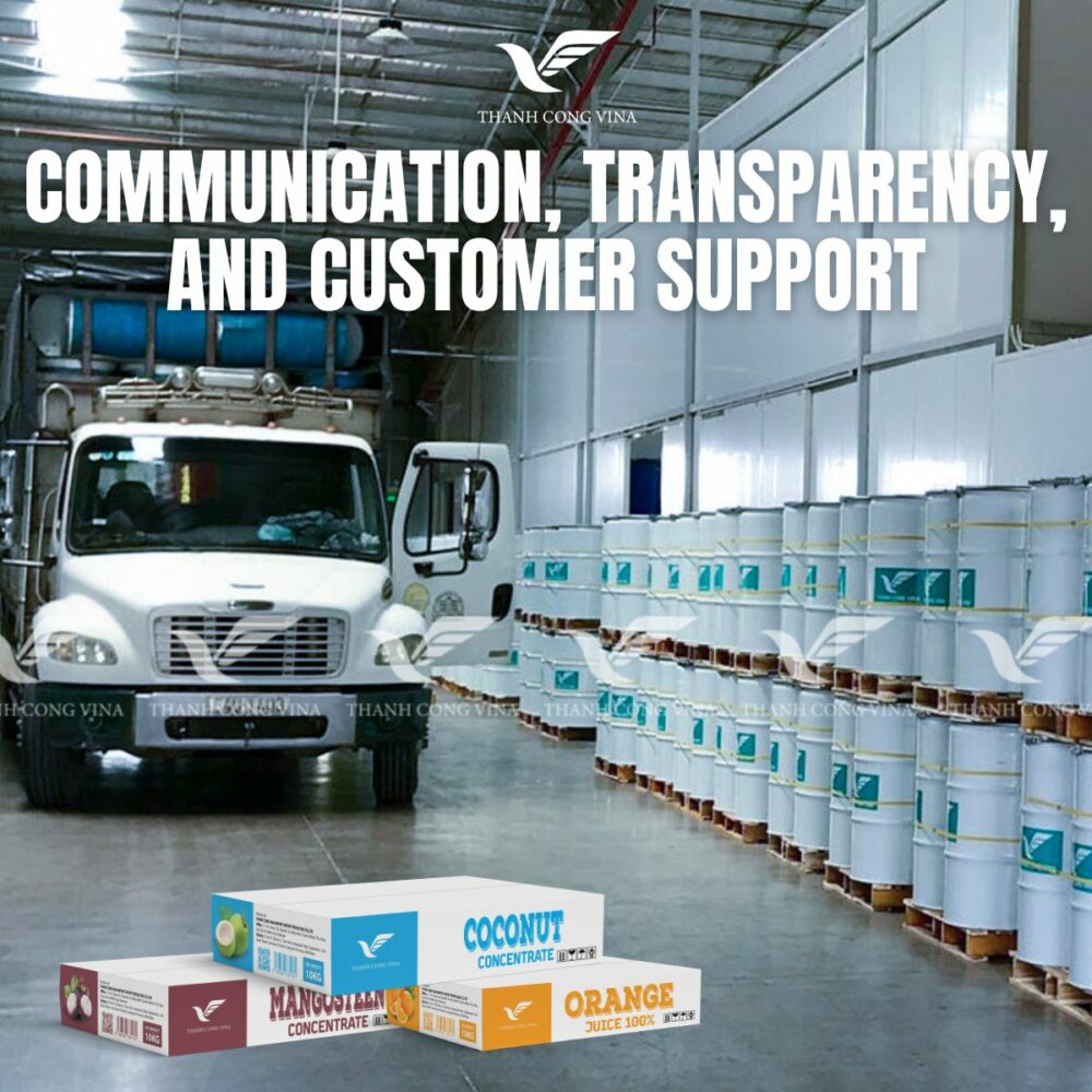 Communication, Transparency, and Customer Support