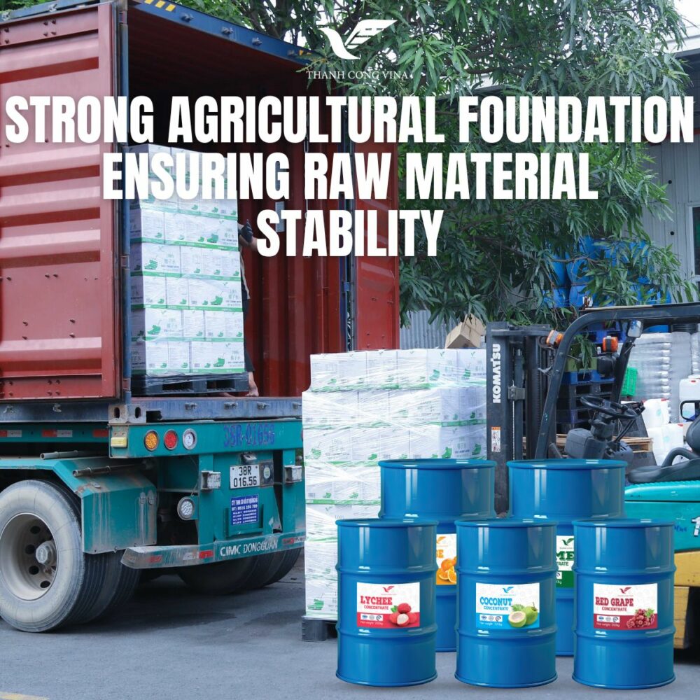 Strong Agricultural Foundation Ensuring Raw Material Stability