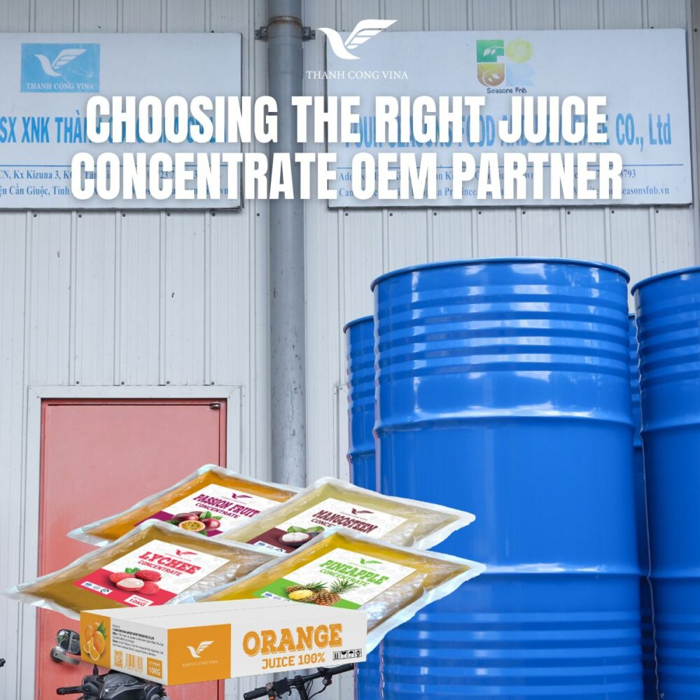 Choosing the Right Juice Concentrate OEM Partner