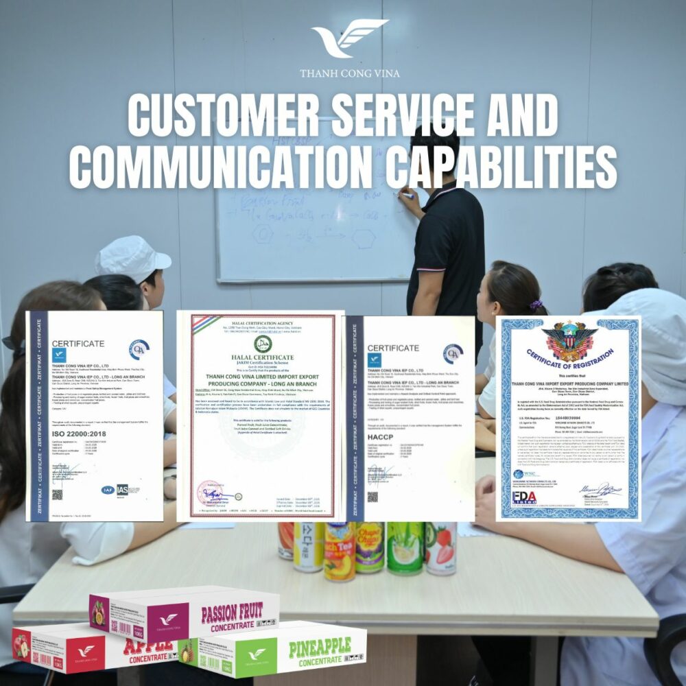 Customer Service and Communication Capabilities