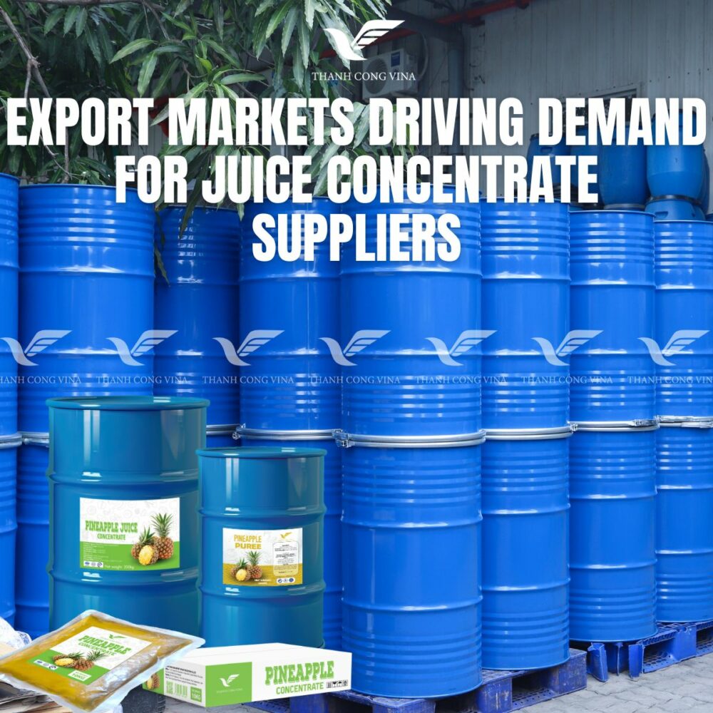 Export Markets Driving Demand for Juice Concentrate Suppliers