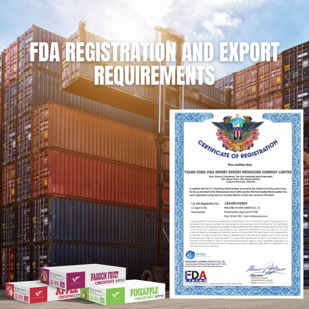 FDA Registration and Export Requirements