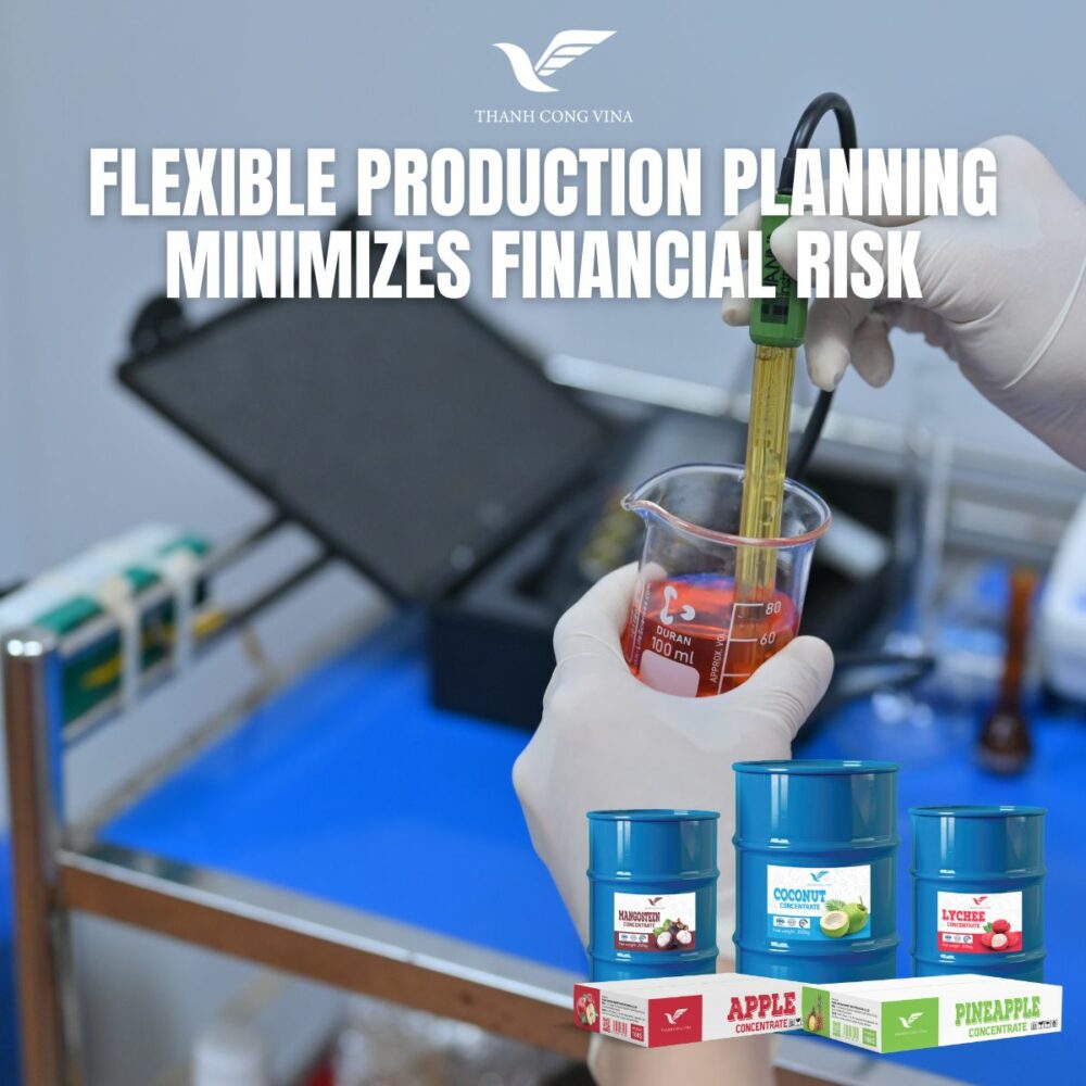 Flexible Production Planning Minimizes Financial Risk