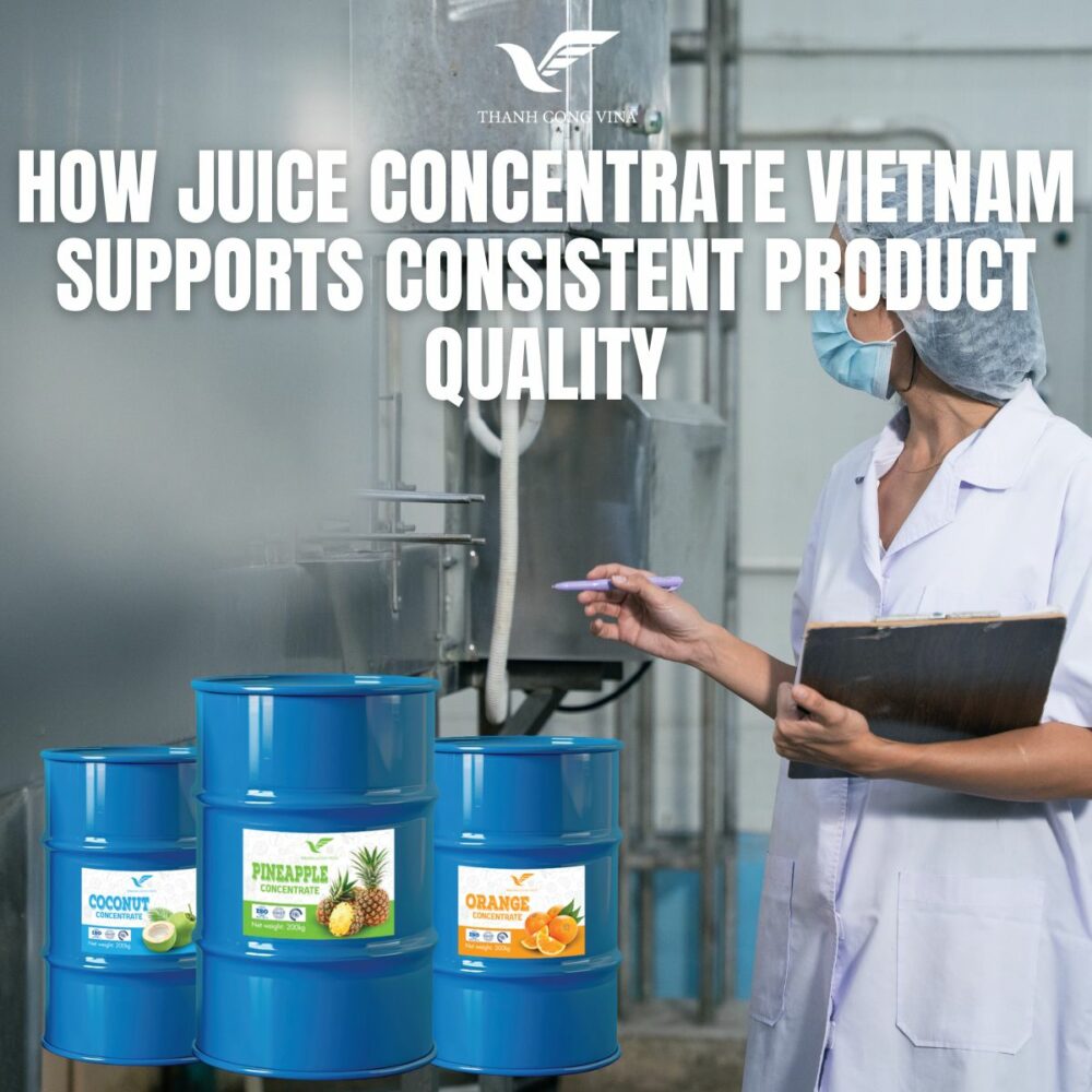 How Juice Concentrate Vietnam Supports Consistent Product Quality