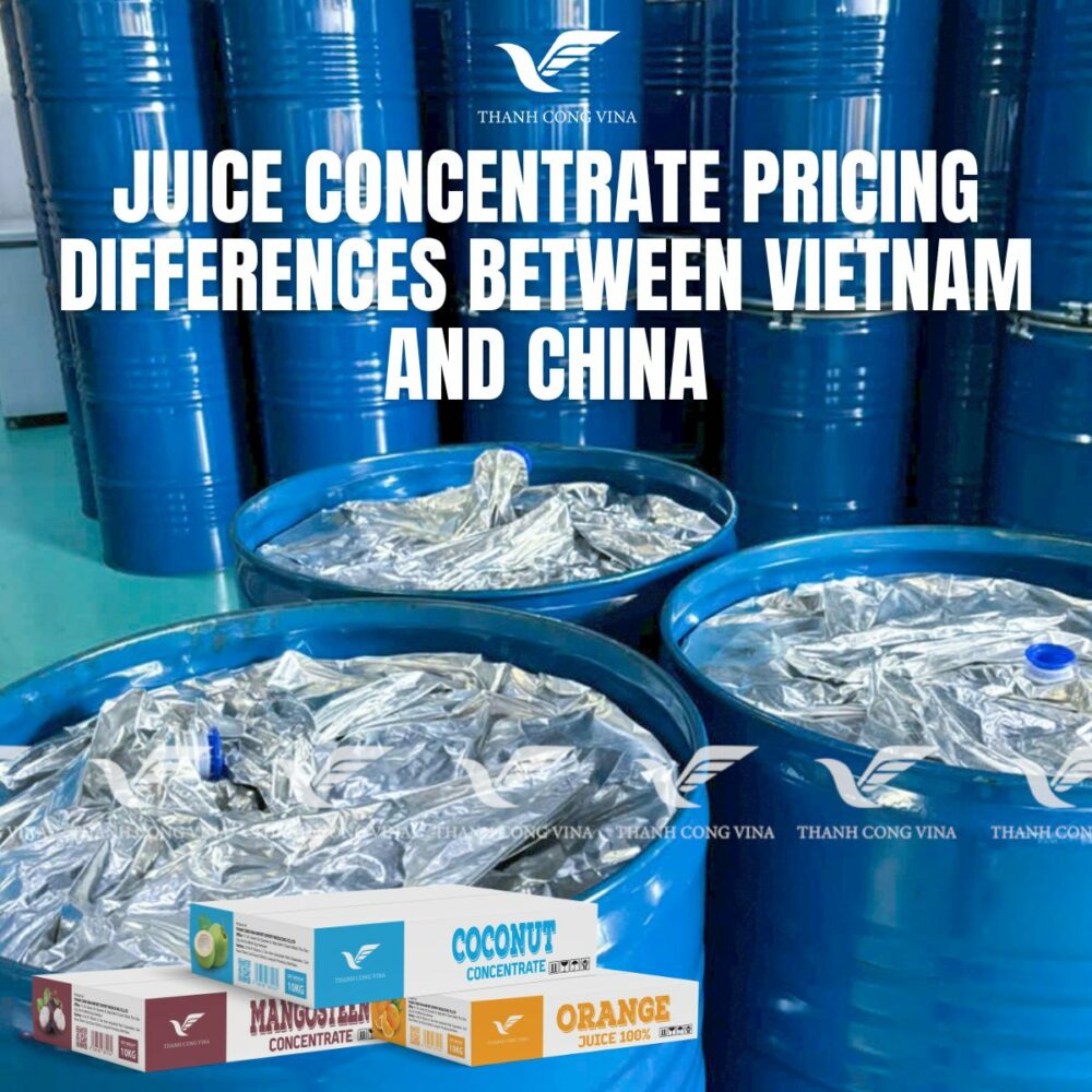 Juice Concentrate Pricing Differences Between Vietnam and China