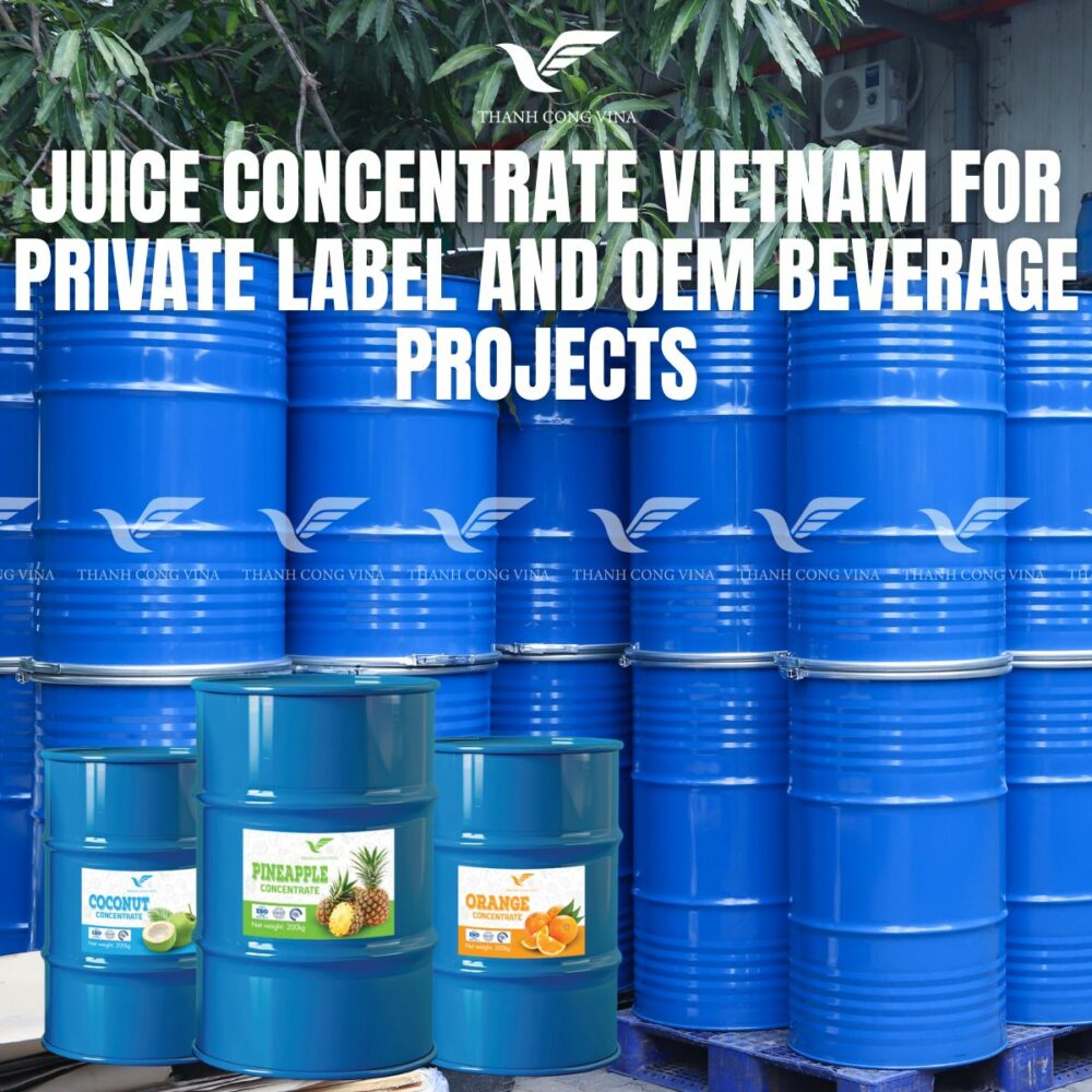 Juice Concentrate Vietnam for Private Label and OEM Beverage Projects