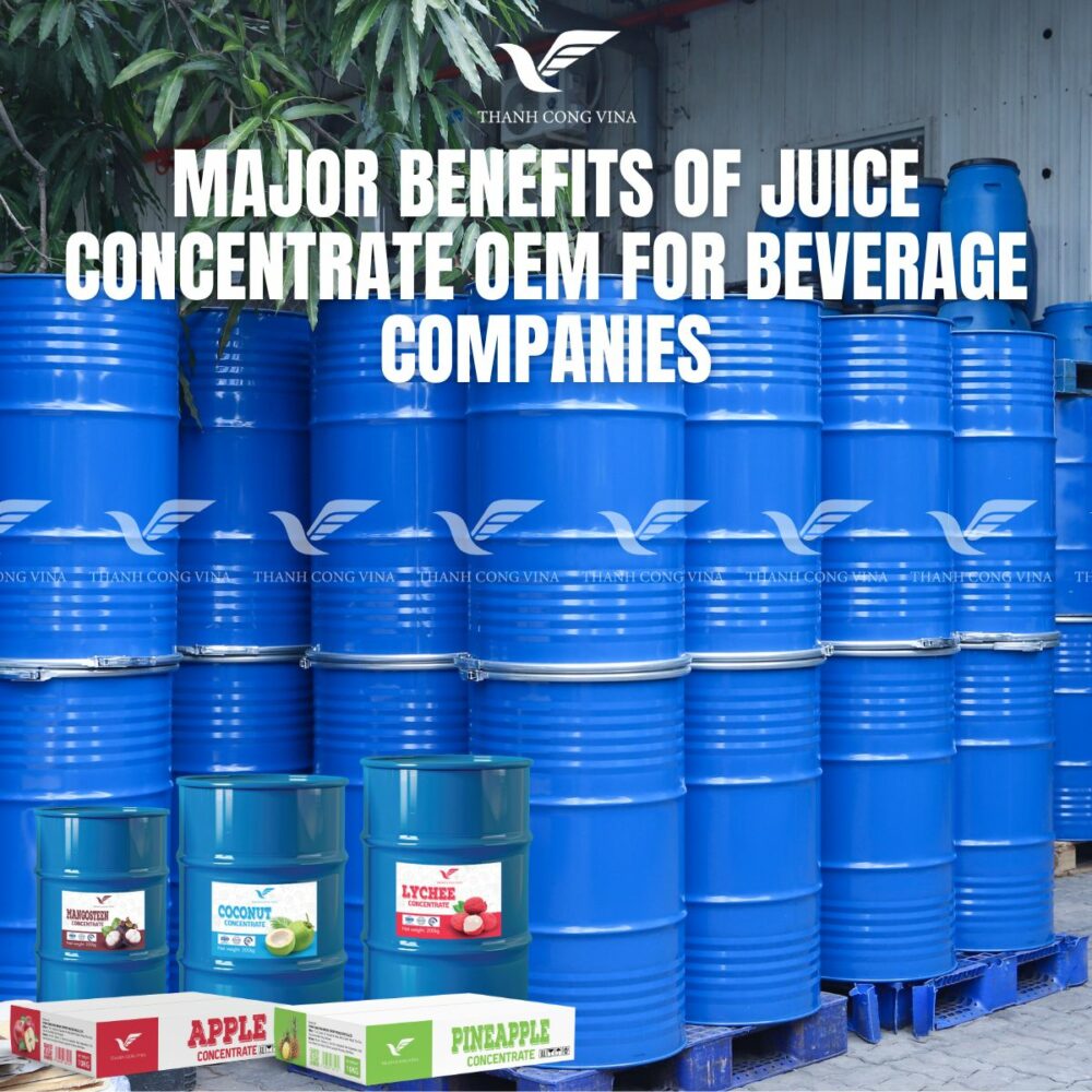 Major Benefits of Juice Concentrate OEM for Beverage Companies