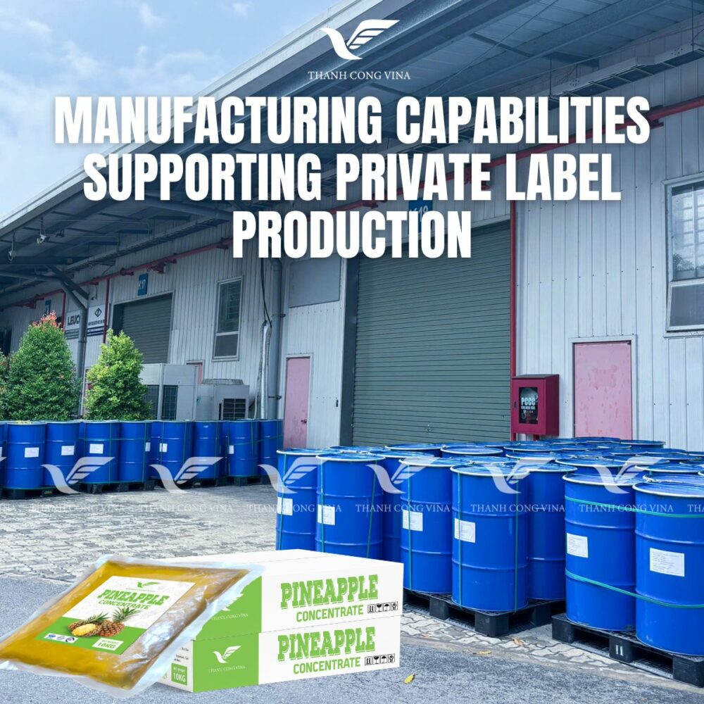 Manufacturing Capabilities Supporting Private Label Production