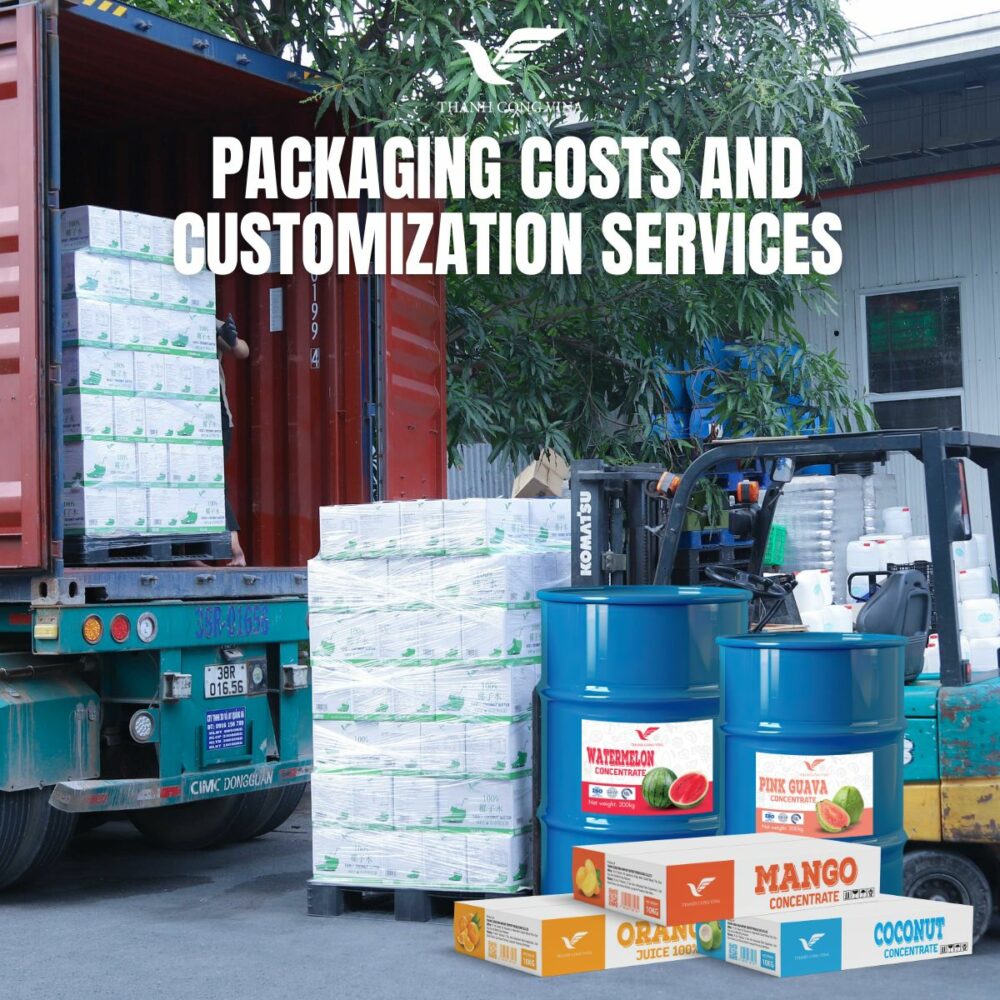 Packaging Costs and Customization Services