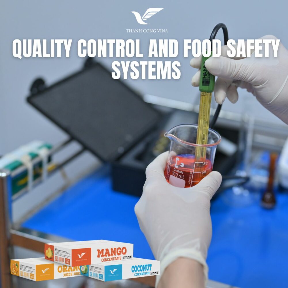 Quality Control and Food Safety Systems