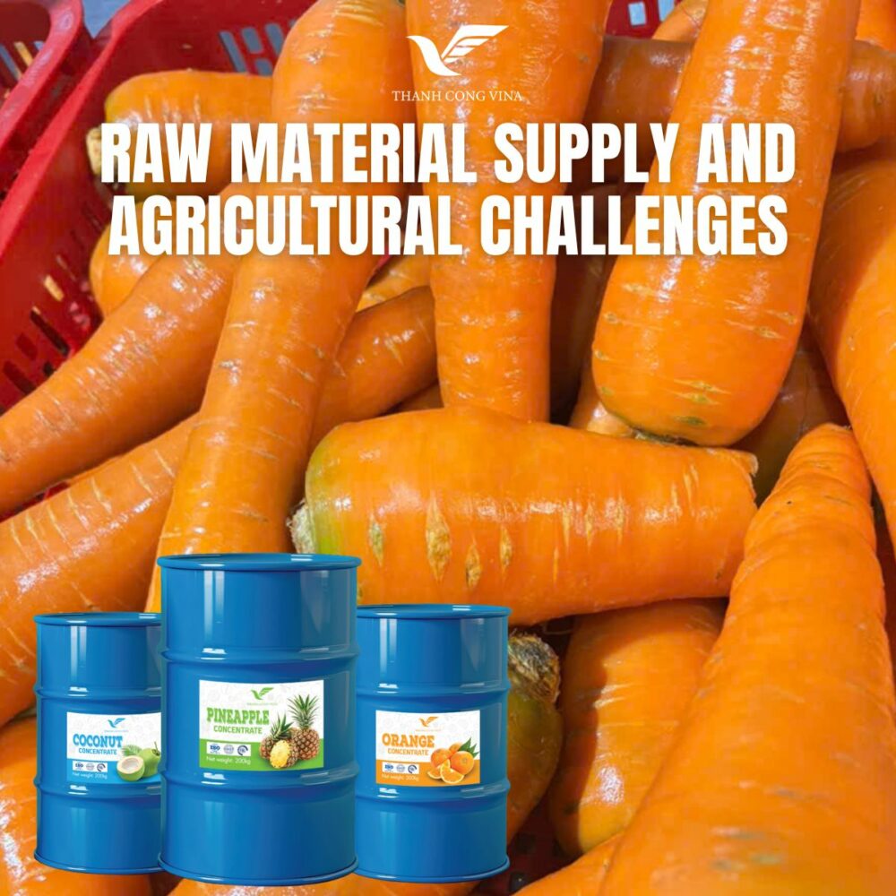 Raw Material Supply and Agricultural Challenges