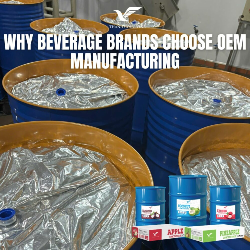 Why Beverage Brands Choose OEM Manufacturing
