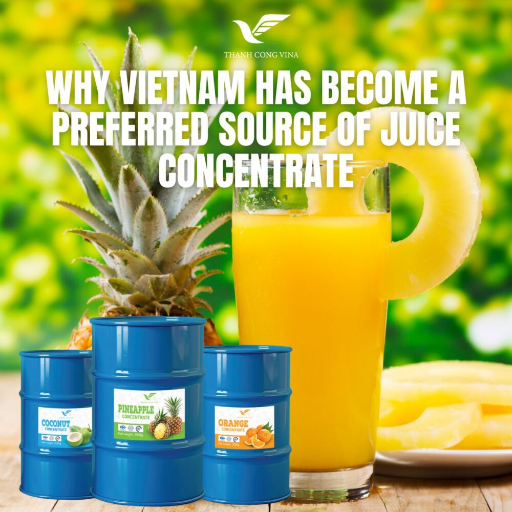 Why Vietnam Has Become a Preferred Source of Juice Concentrate