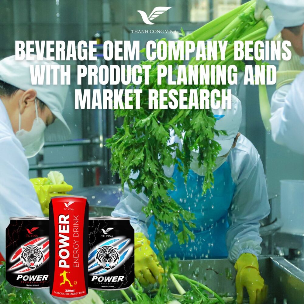 Beverage OEM Company Begins with Product Planning and Market Research