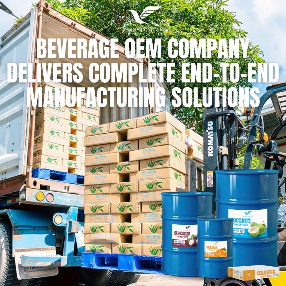 Beverage OEM Company Delivers Complete End-to-End Manufacturing Solutions