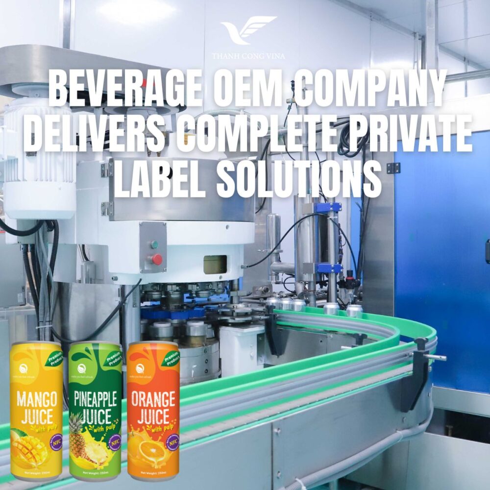 Beverage OEM Company Delivers Complete Private Label Solutions