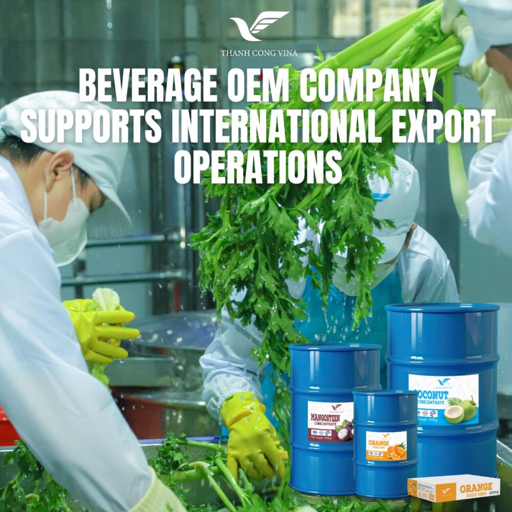 Beverage OEM Company Supports International Export Operations