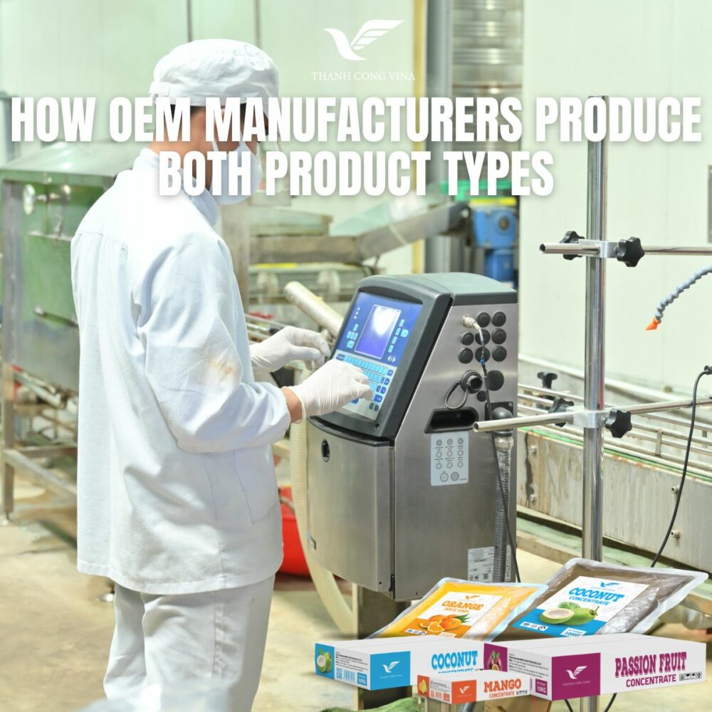 How OEM Manufacturers Produce Both Product Types
