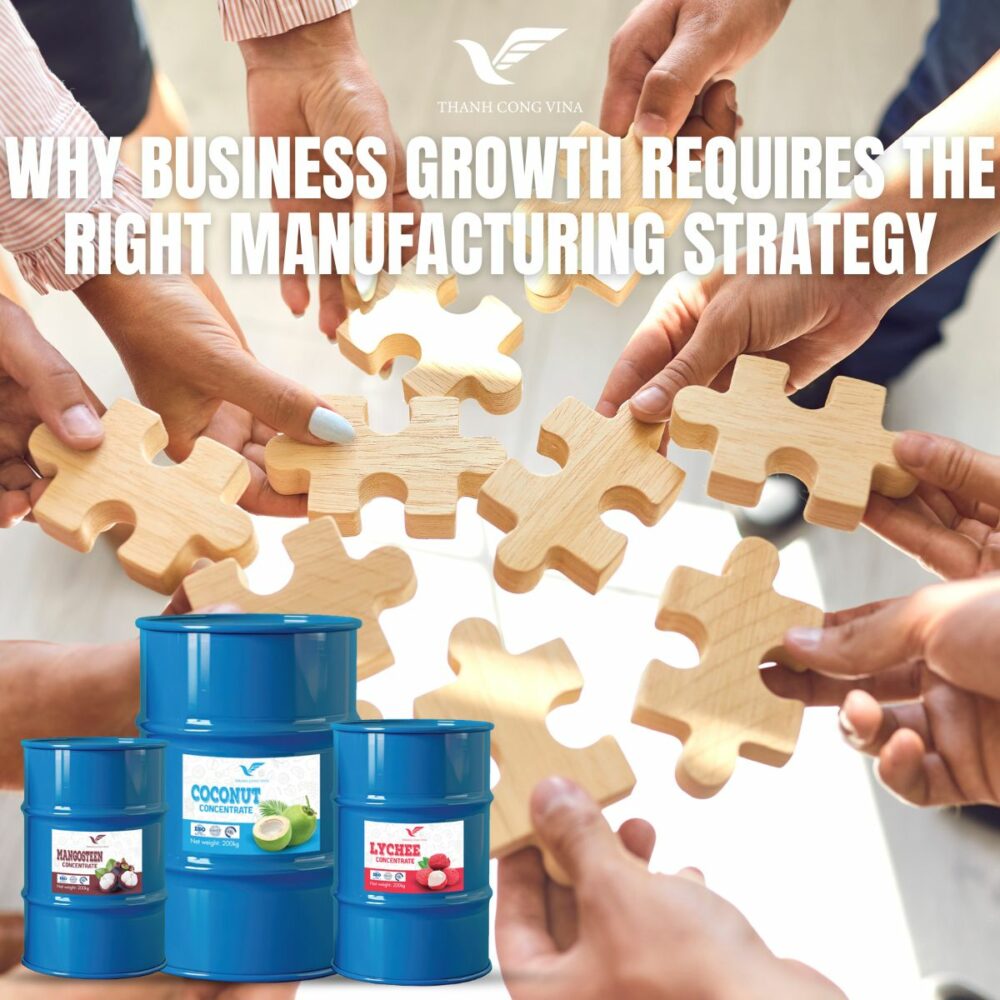 Why Business Growth Requires the Right Manufacturing Strategy