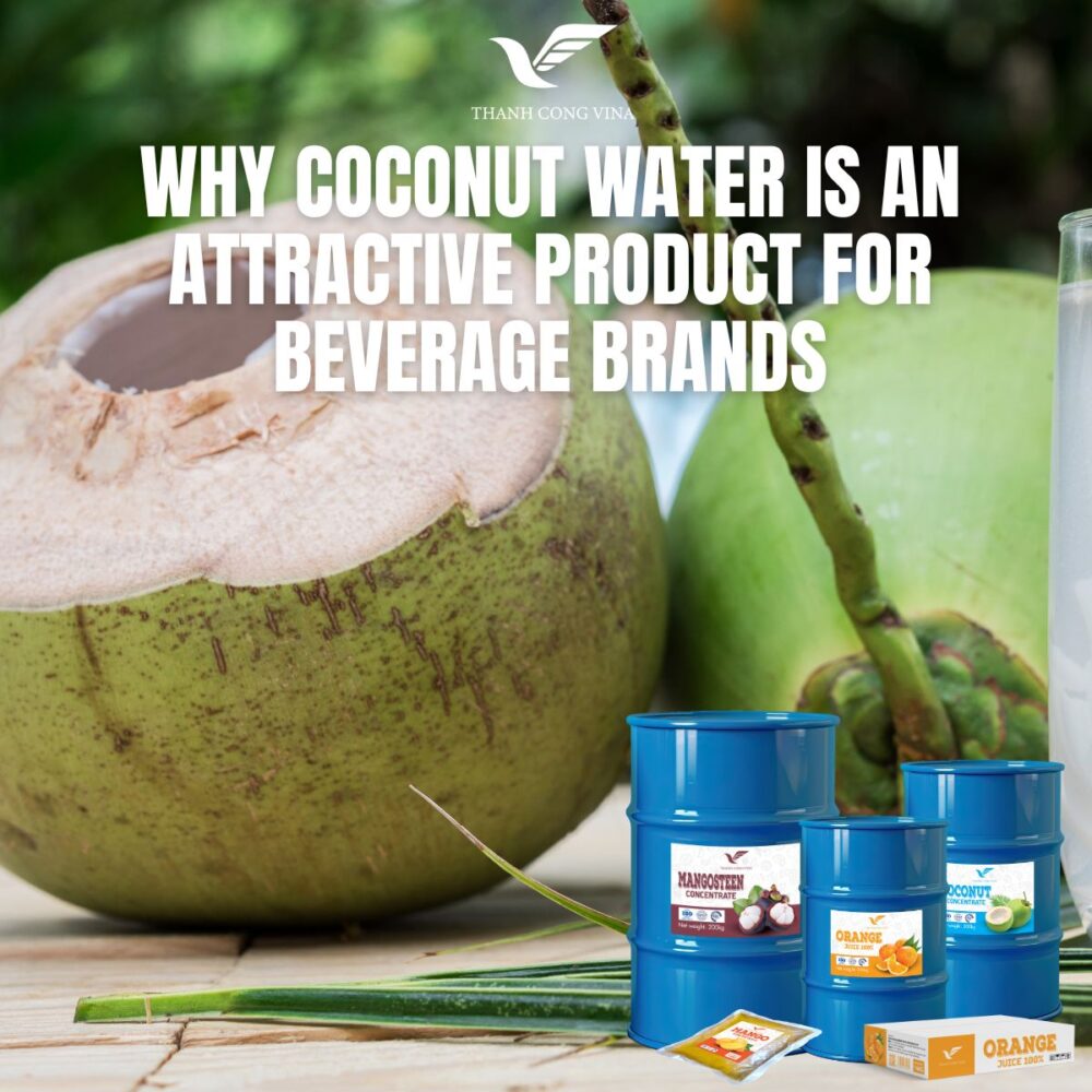 Why Coconut Water Is an Attractive Product for Beverage Brands