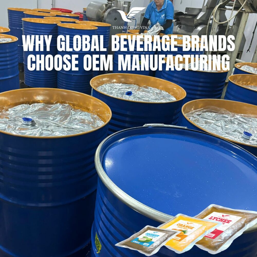 Why Global Beverage Brands Choose Juice Concentrate OEM Manufacturing
