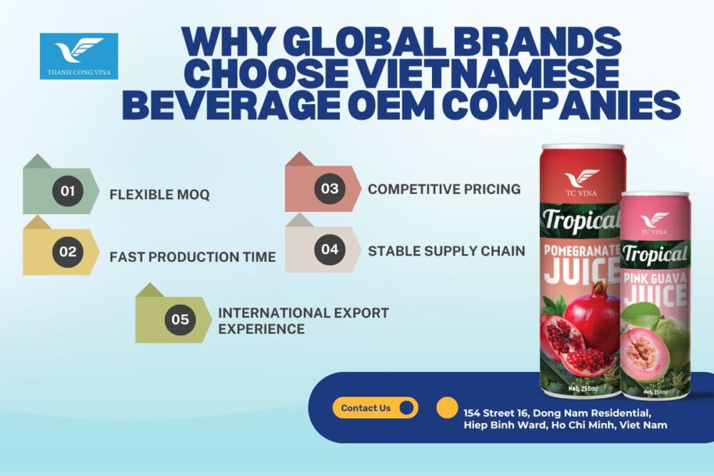 Why Global Brands Choose Vietnamese Beverage OEM Companies