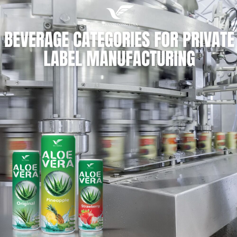 Beverage Categories for Private Label Manufacturing