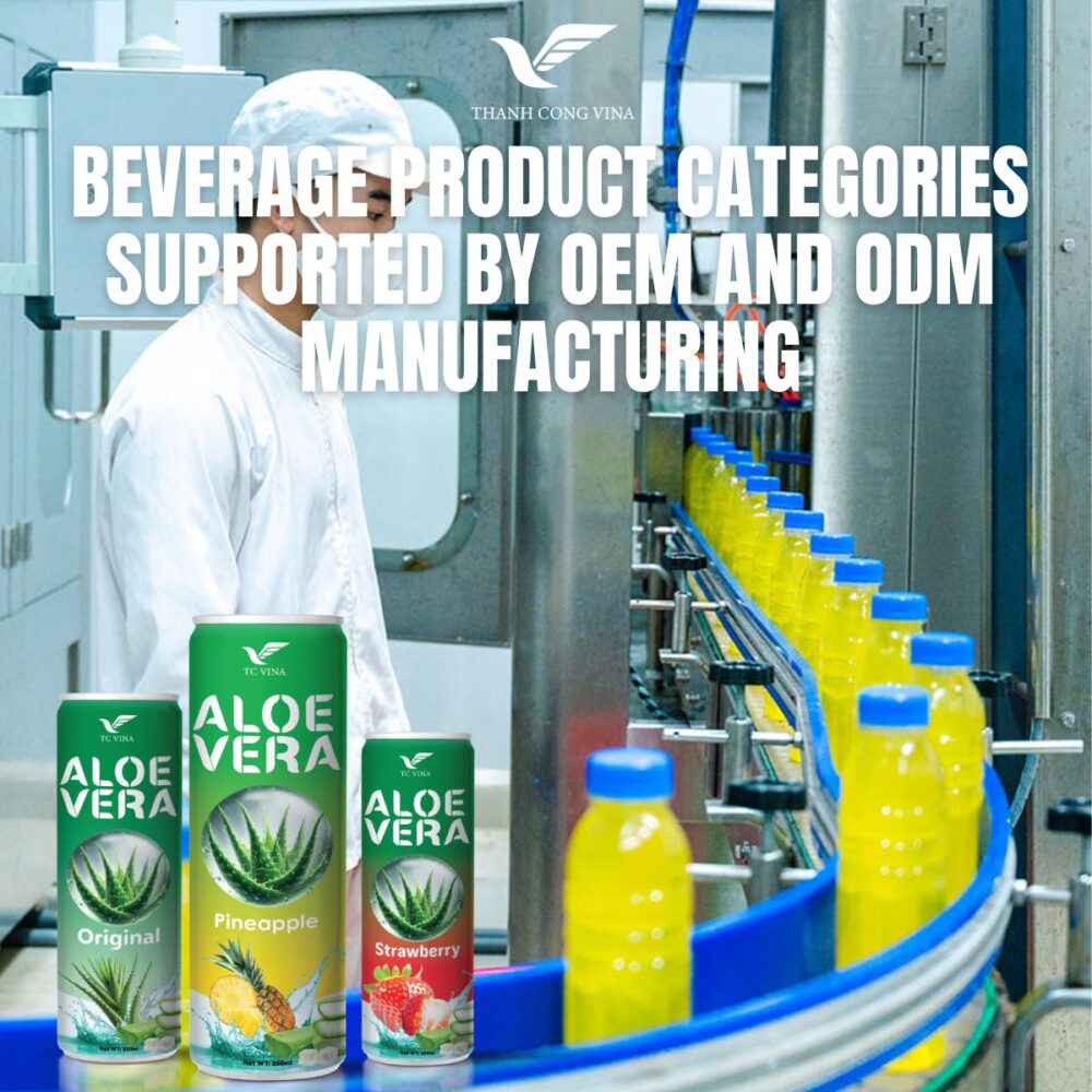 Beverage Product Categories Supported by OEM and ODM Manufacturing