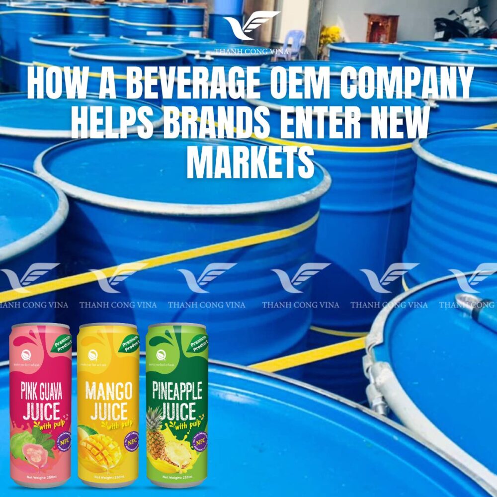 How a Beverage OEM Company Helps Brands Enter New Markets