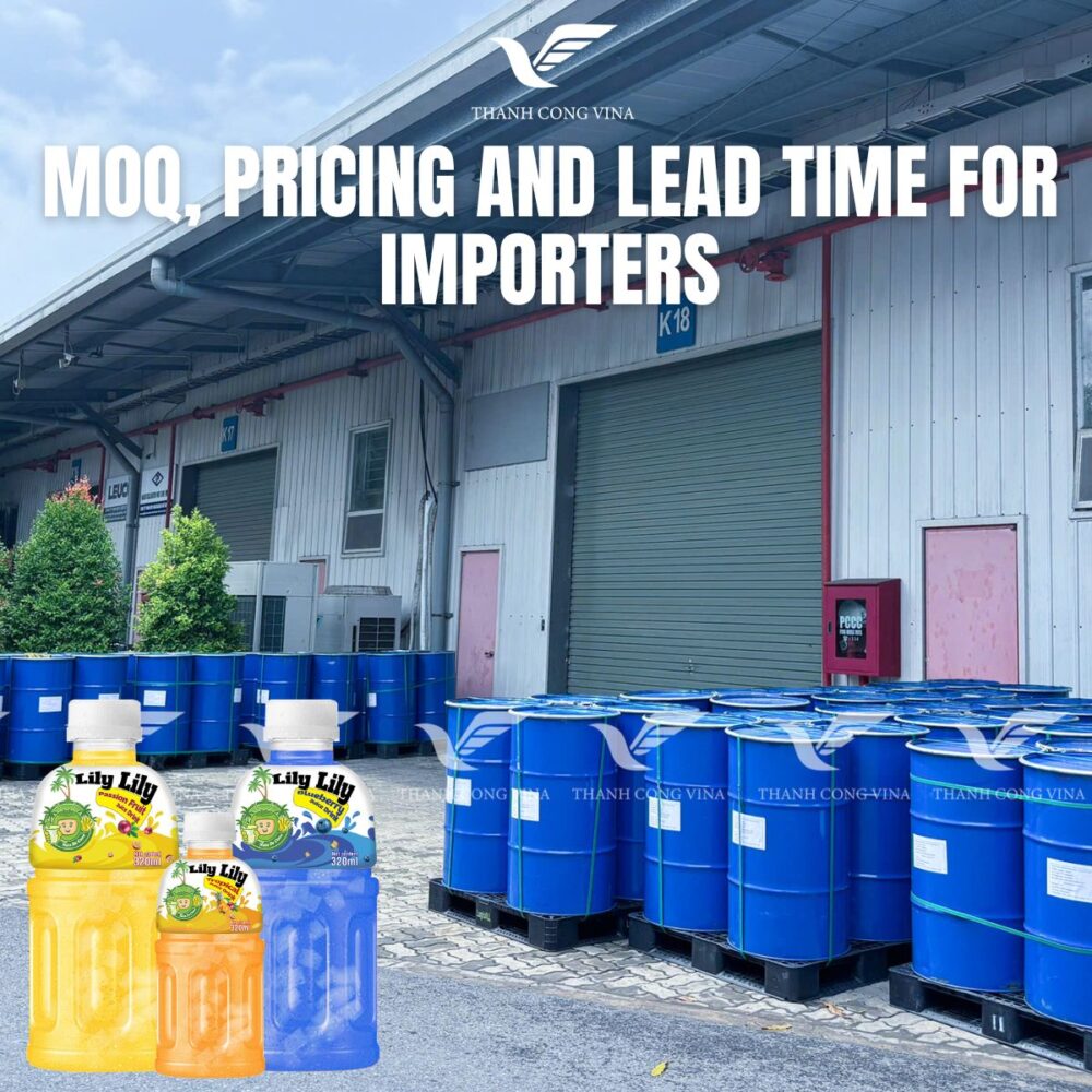 MOQ, Pricing and Lead Time for Importers