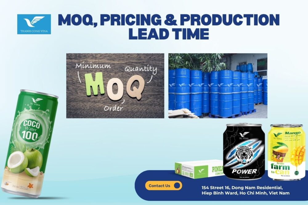 MOQ, Pricing & Production Lead Time