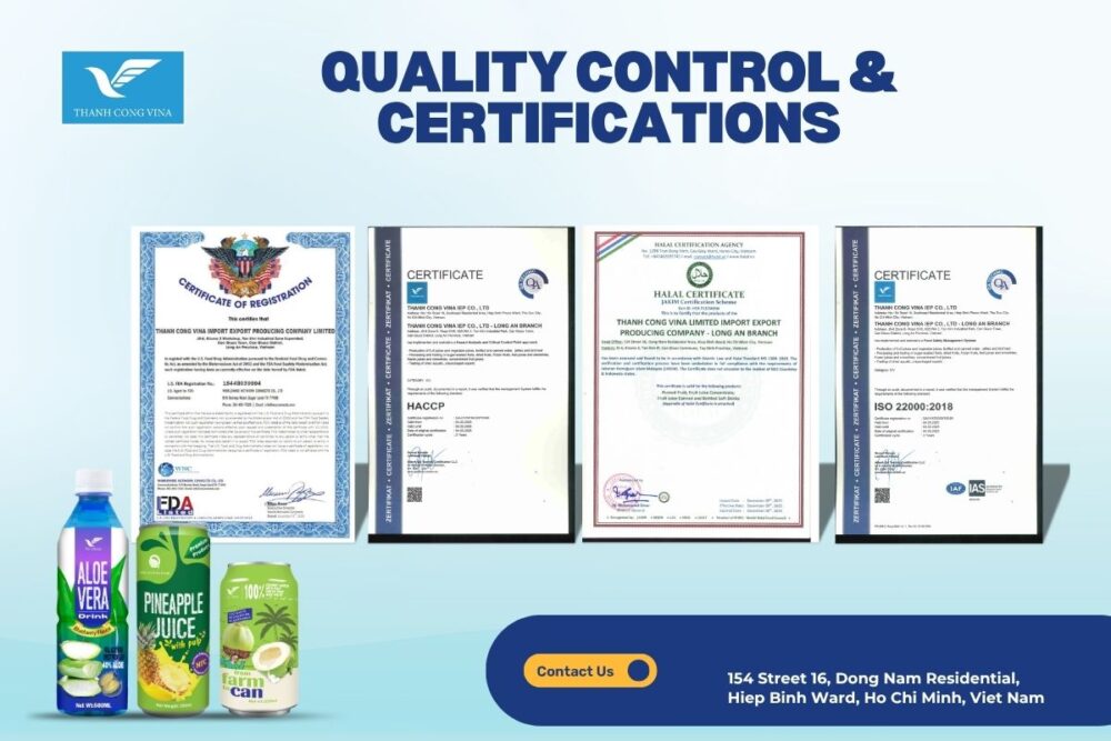 Quality Control & Certifications