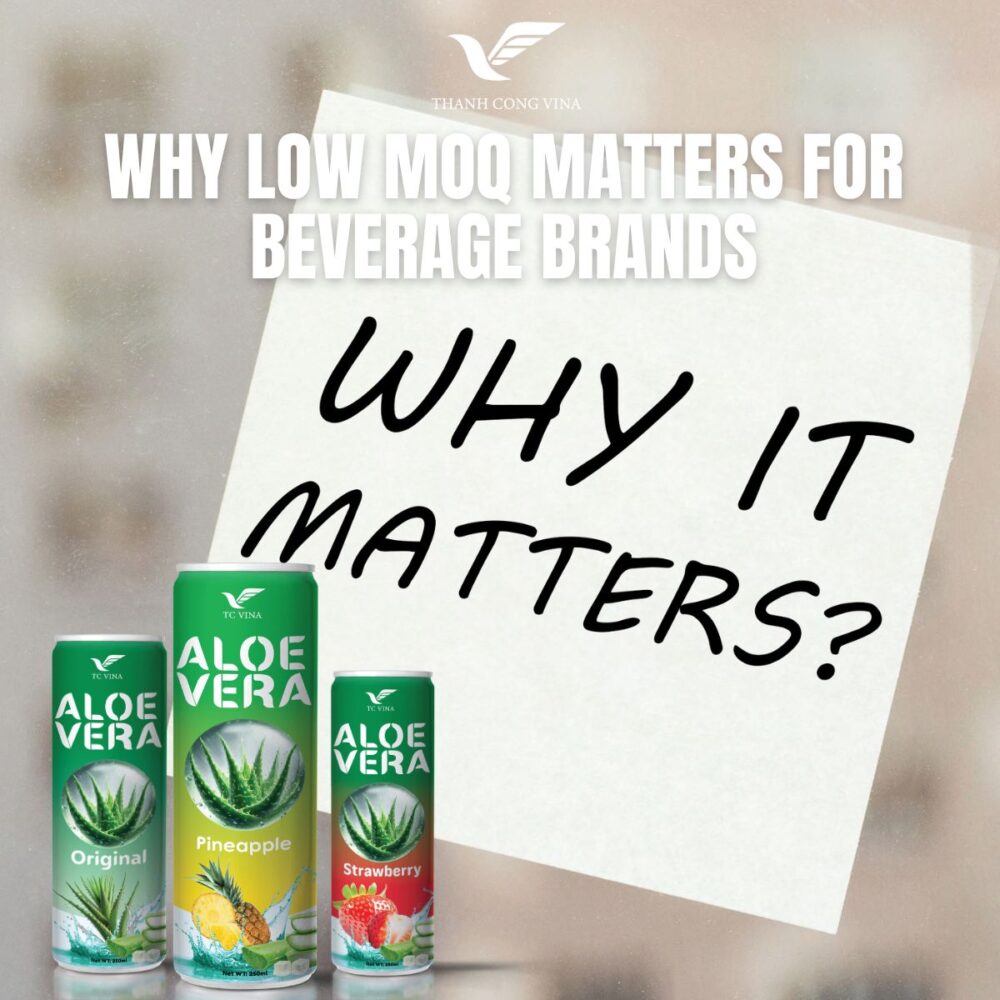 Why Low MOQ Matters for Beverage Brands