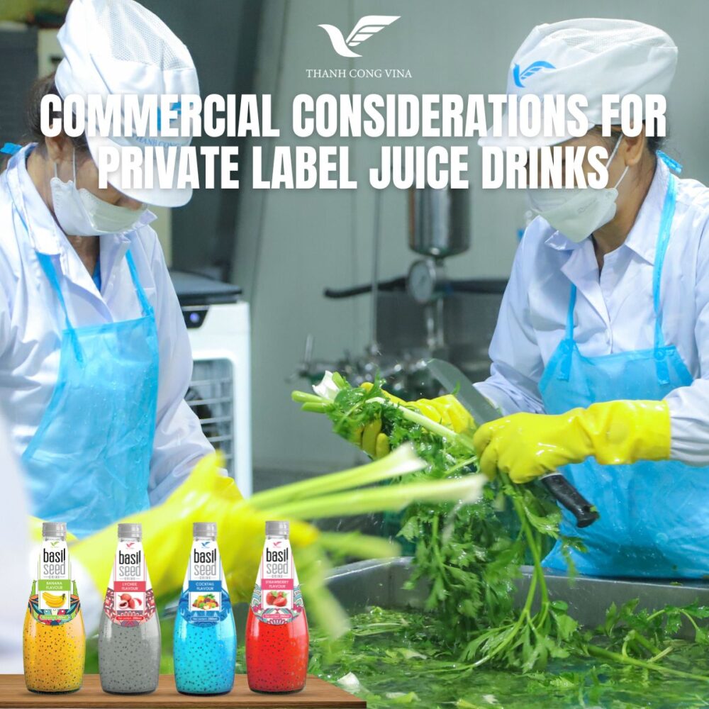 Commercial Considerations for Private Label Juice Drinks
