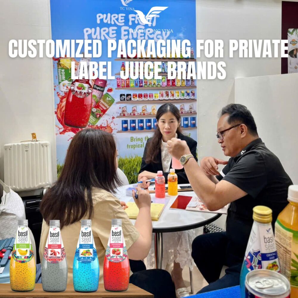 Customized Packaging for Private Label Juice Brands