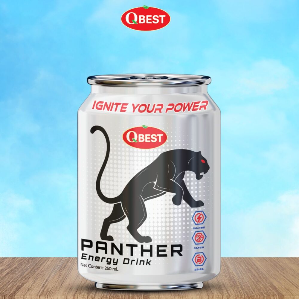250ml QBest Short Can Panther Energy Drink