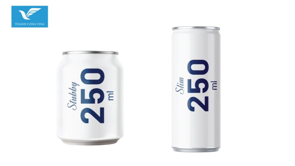 250ml Slim and Compact Cans
