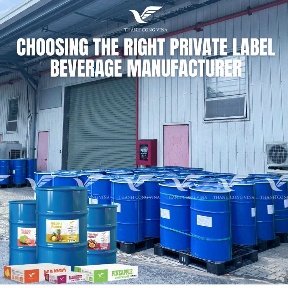 Choosing the Right Private Label Beverage Manufacturer