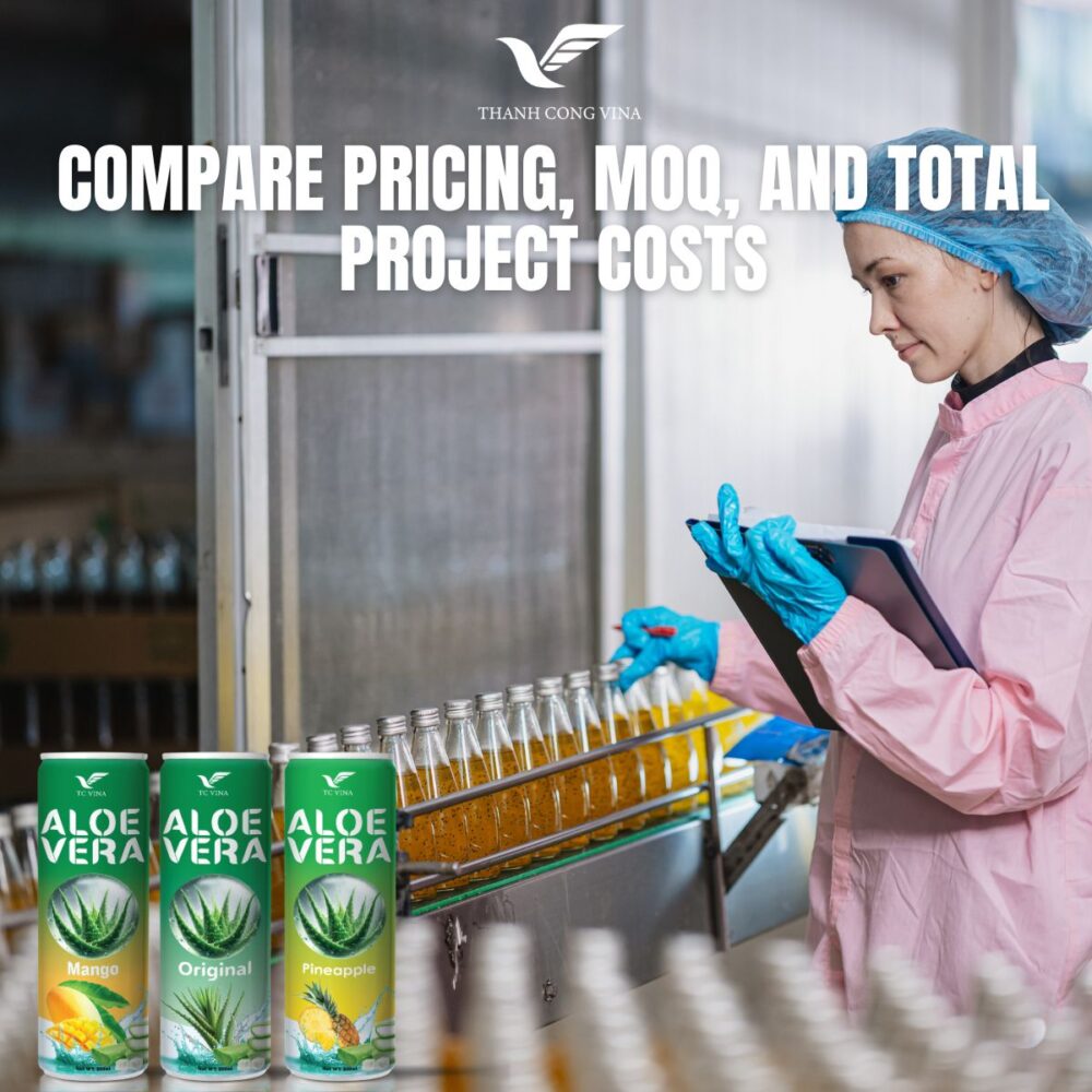 Compare Pricing, MOQ, and Total Project Costs