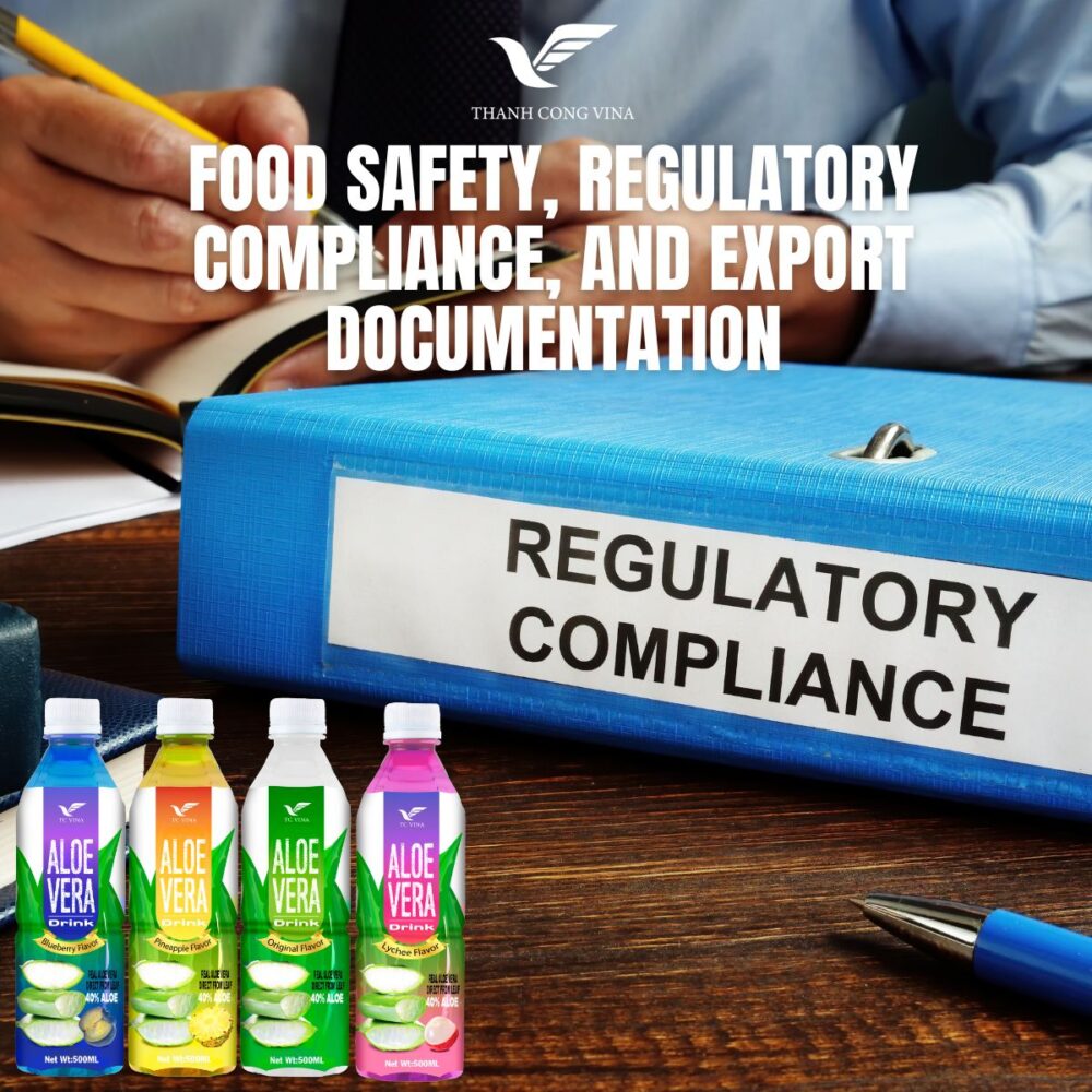 Food Safety, Regulatory Compliance, and Export Documentation