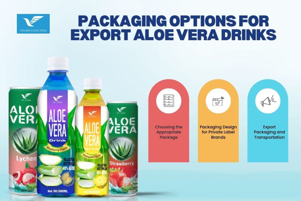 Packaging Options for Export Aloe Vera Drinks