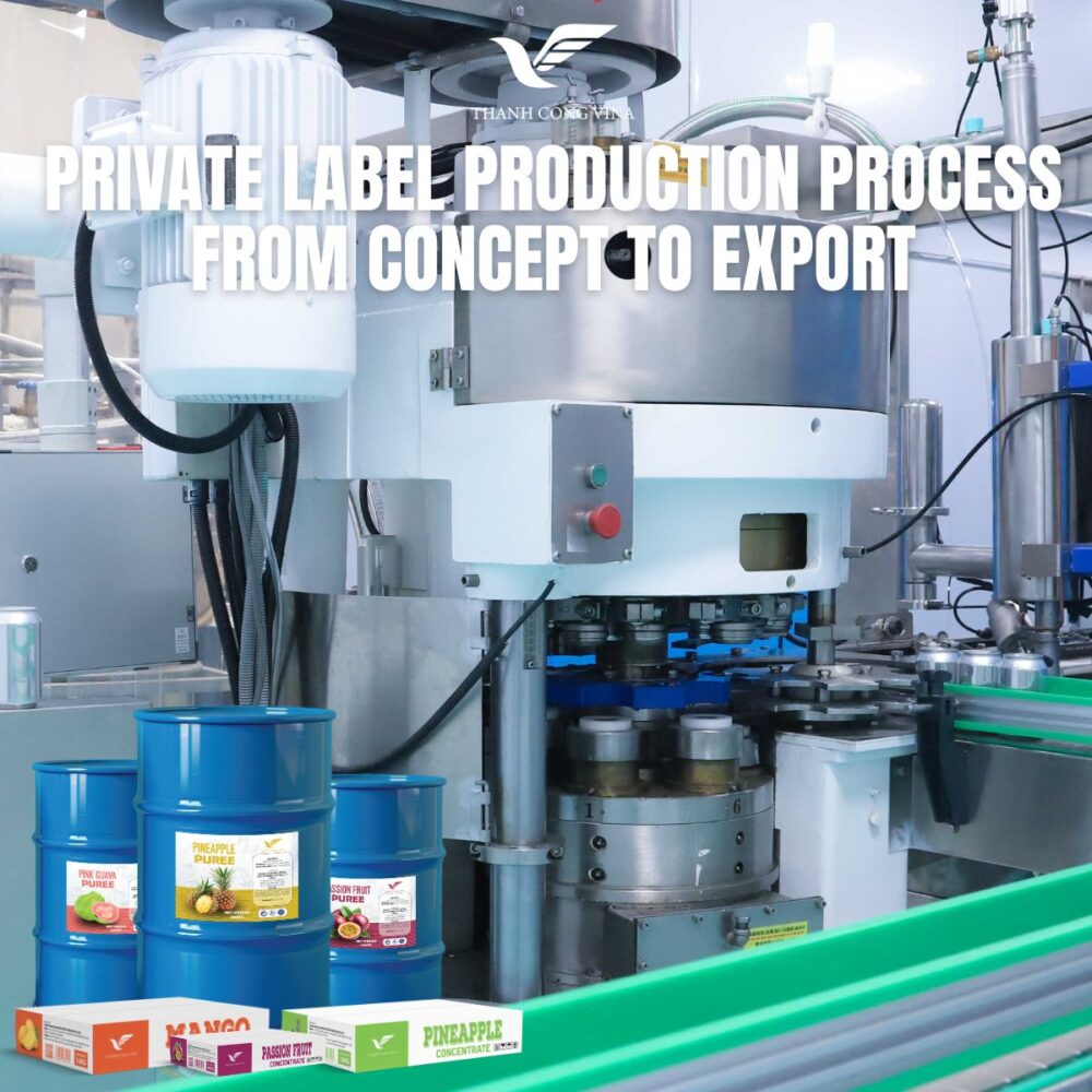 Private Label Production Process from Concept to Export