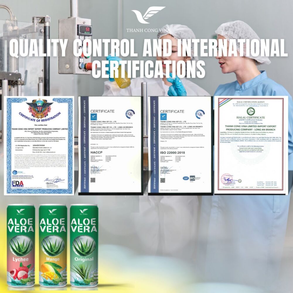Quality Control and International Certifications