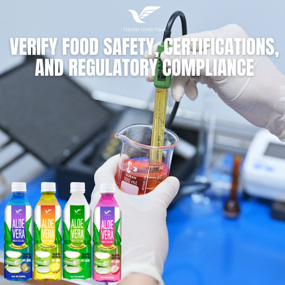 Verify Food Safety, Certifications, and Regulatory Compliance